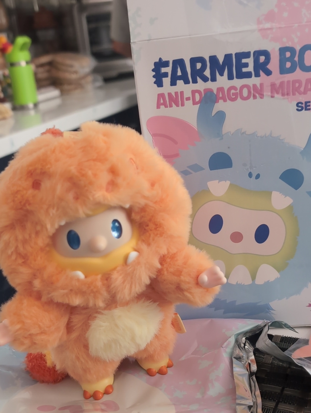 🌟New Adorable 'Farmer Bob' collectible plush Pendant - "Ani-Dragon" Series